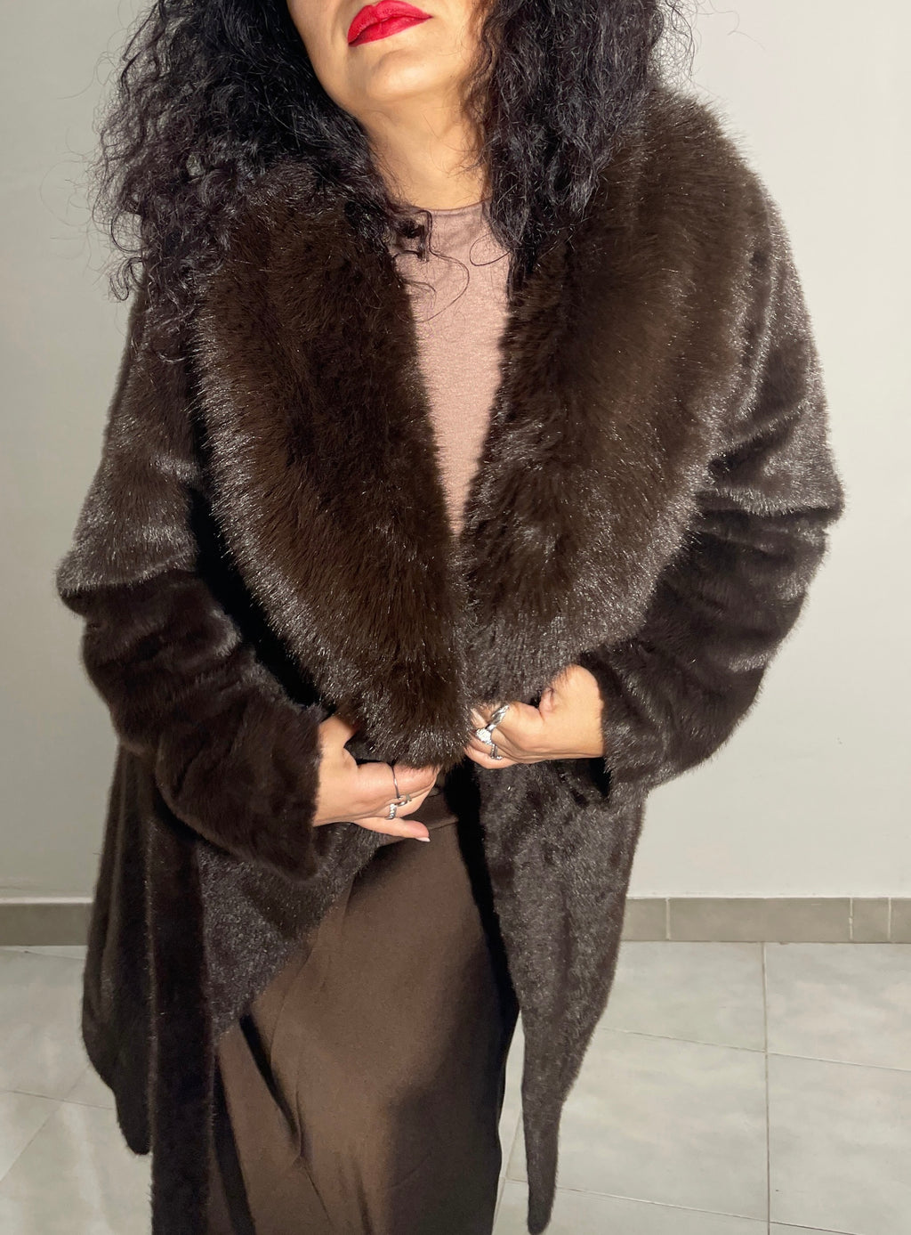 CAPPOTTO ECOPELLICCIA - 1403
