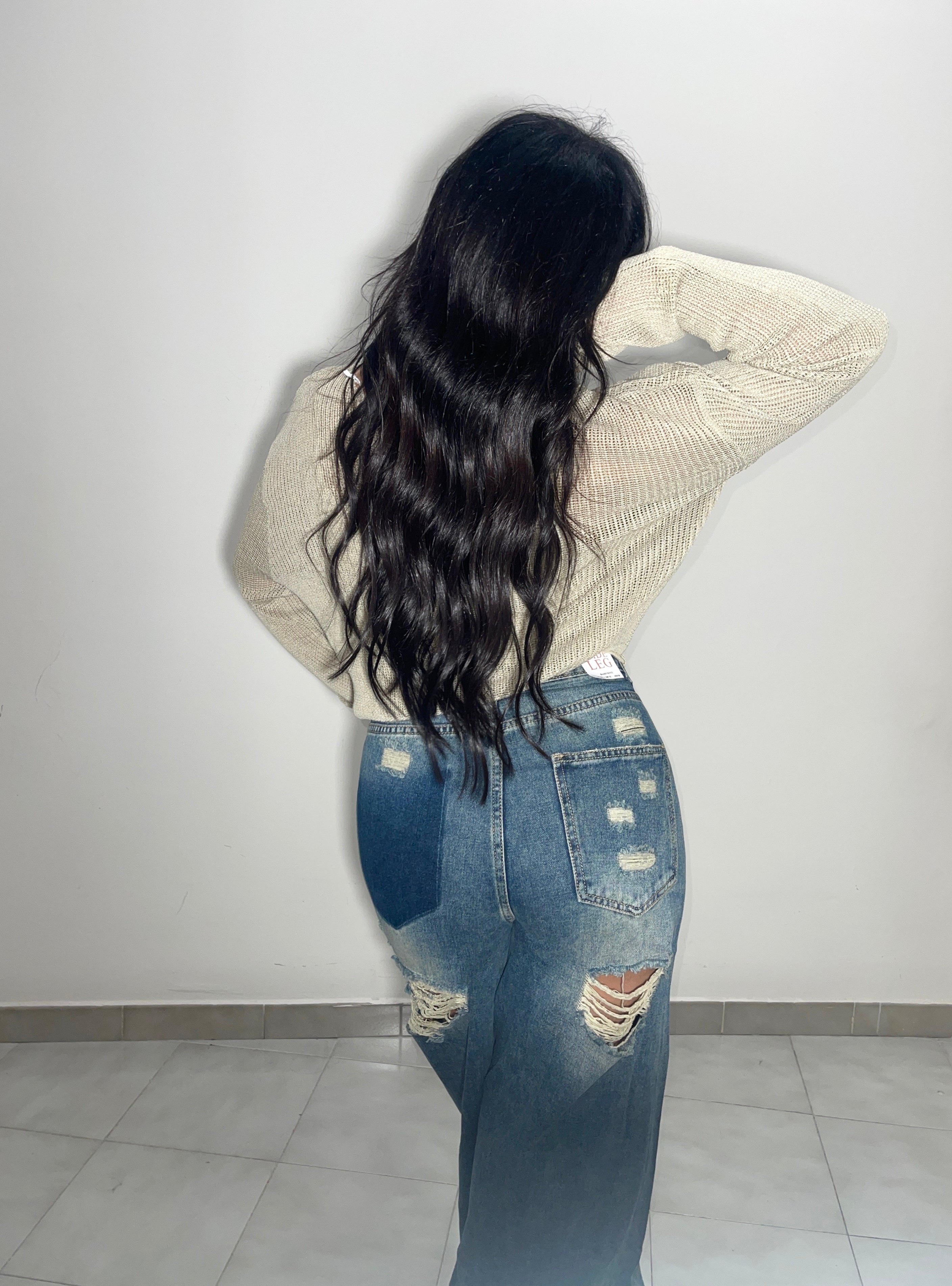 JEANS WIDE LEG - 8067