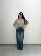 JEANS WIDE LEG - 8067