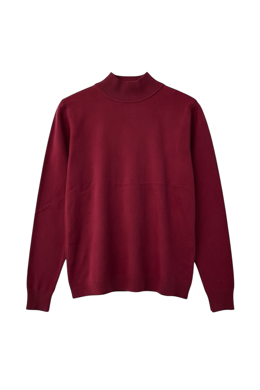 MEZZO COLLO  BASIC IN LANA RASATA - 7081