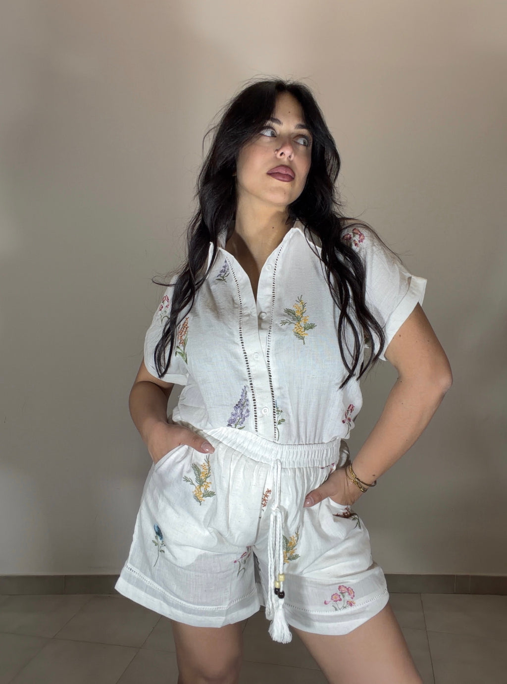 COORDINATO IN LINO - 5863