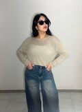 MAGLIA A RETE CROP - 8426