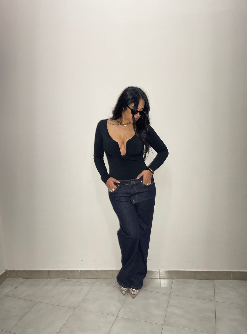 JEANS WIDE LEG - 1578