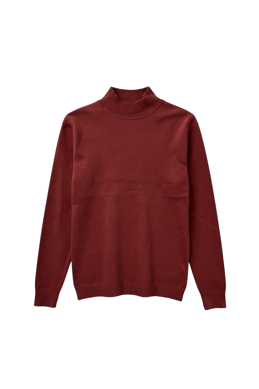 MEZZO COLLO  BASIC IN LANA RASATA - 7081