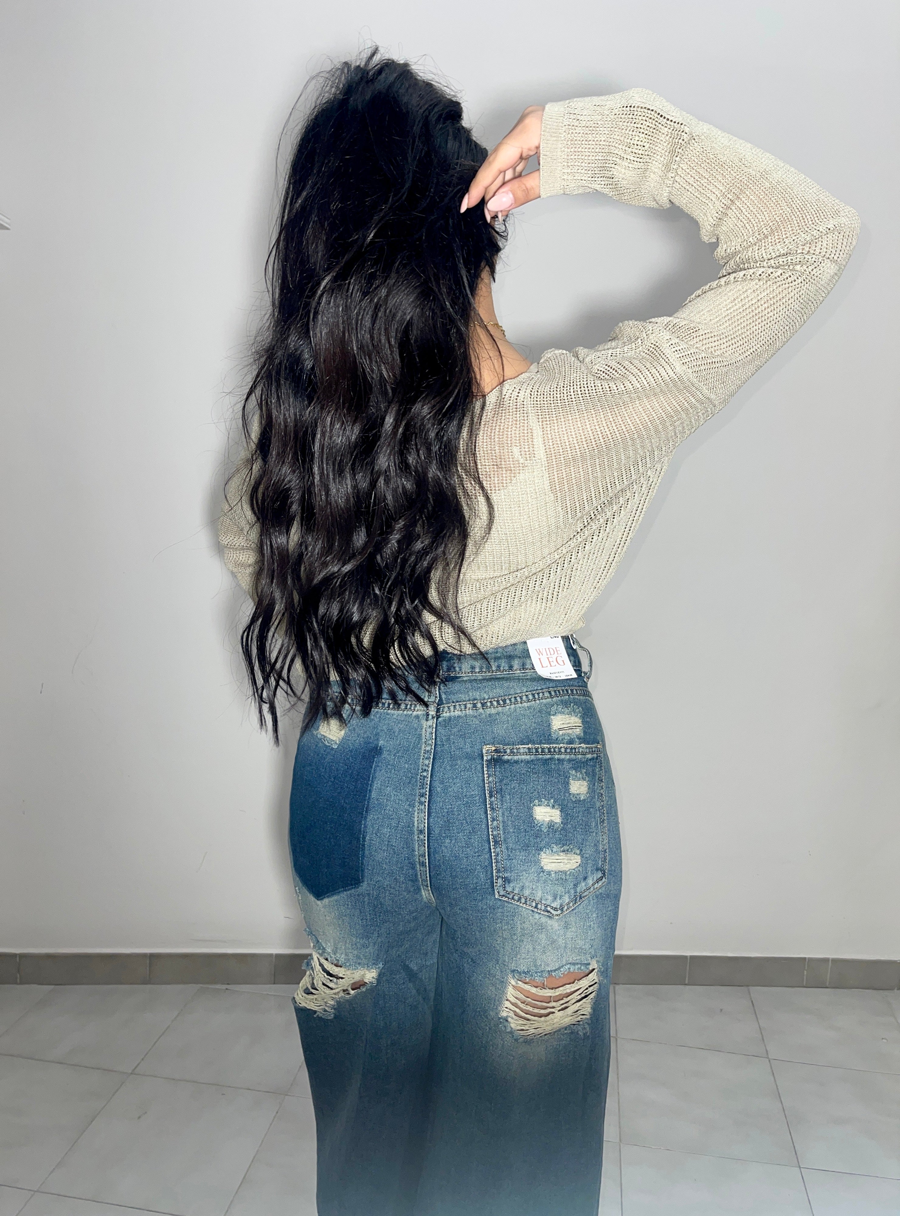 JEANS WIDE LEG - 8067