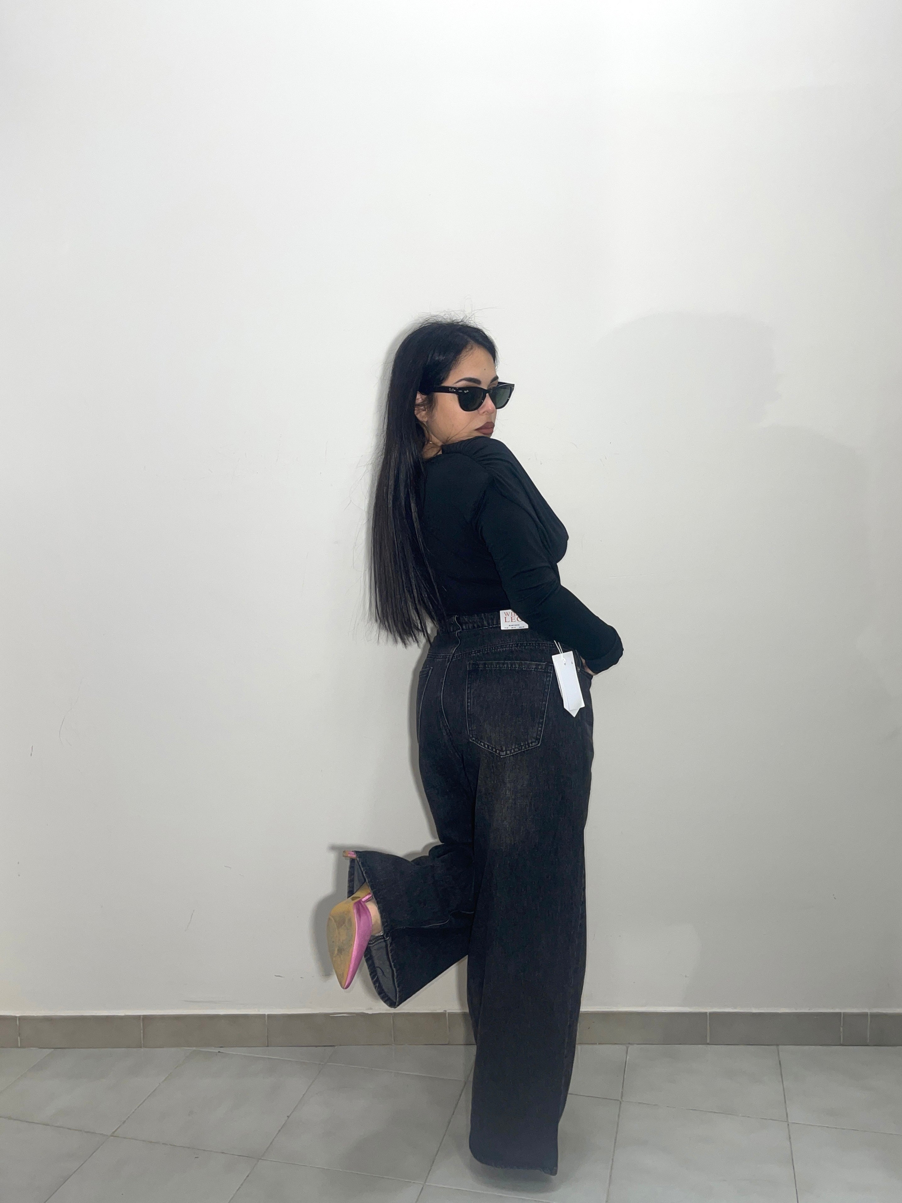 JEANS WIDE LEG - 9182