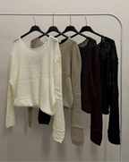 MAGLIA A RETE CROP - 8426