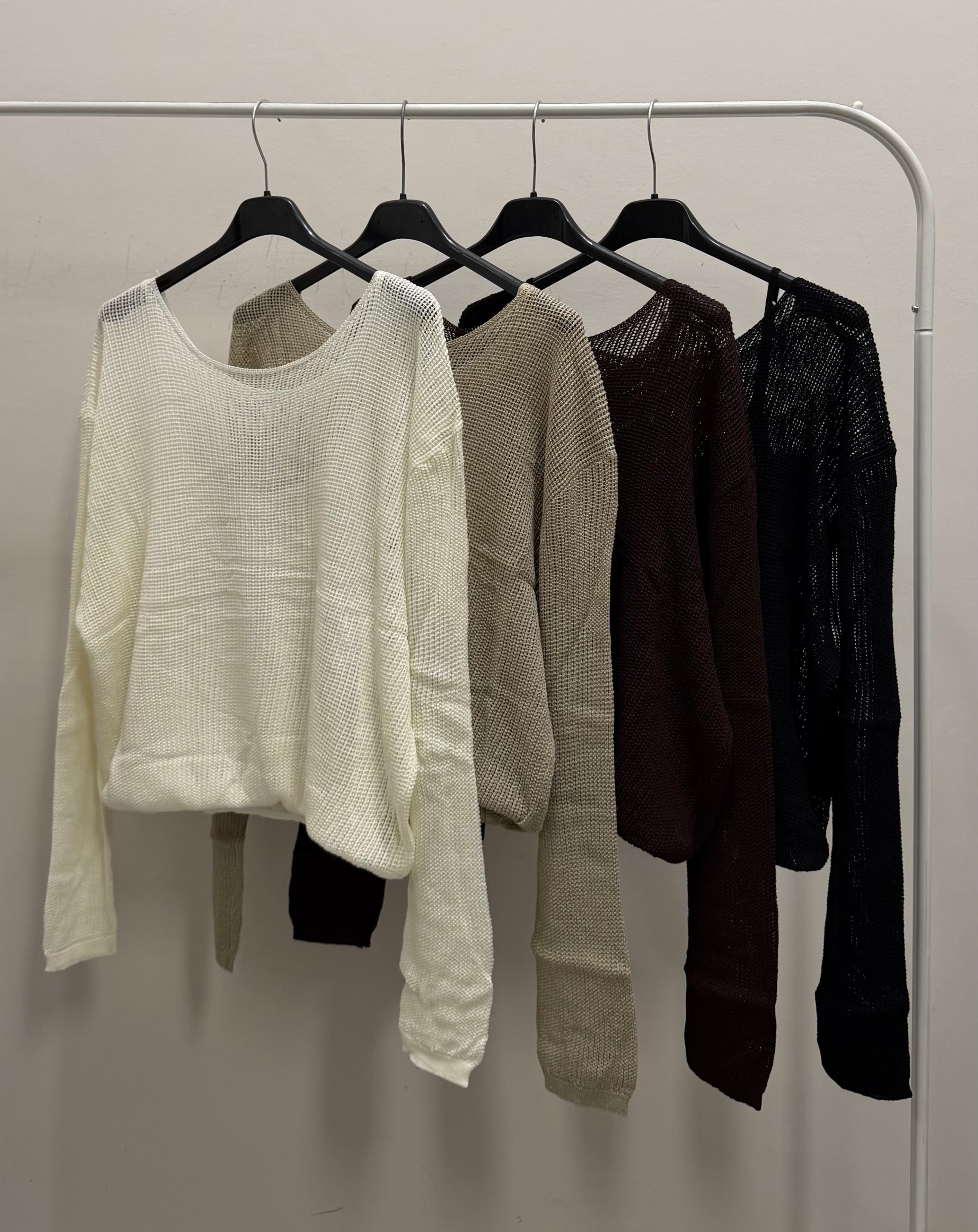 MAGLIA A RETE CROP - 8426