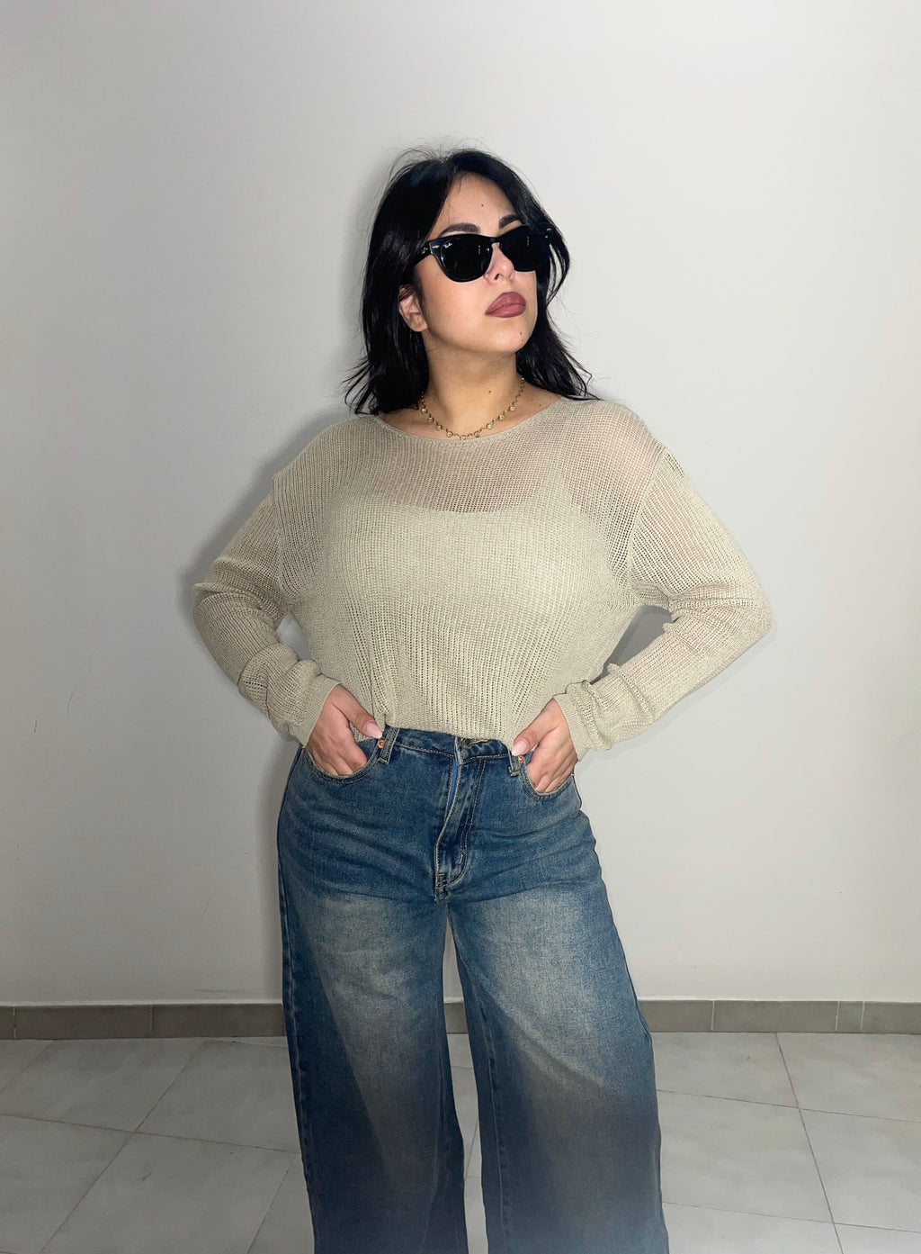 JEANS WIDE LEG - 8067