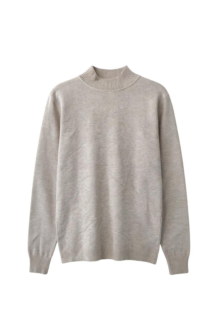 MEZZO COLLO  BASIC IN LANA RASATA - 7081