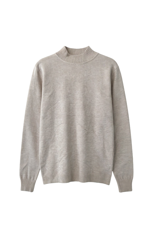 MEZZO COLLO  BASIC IN LANA RASATA - 7081