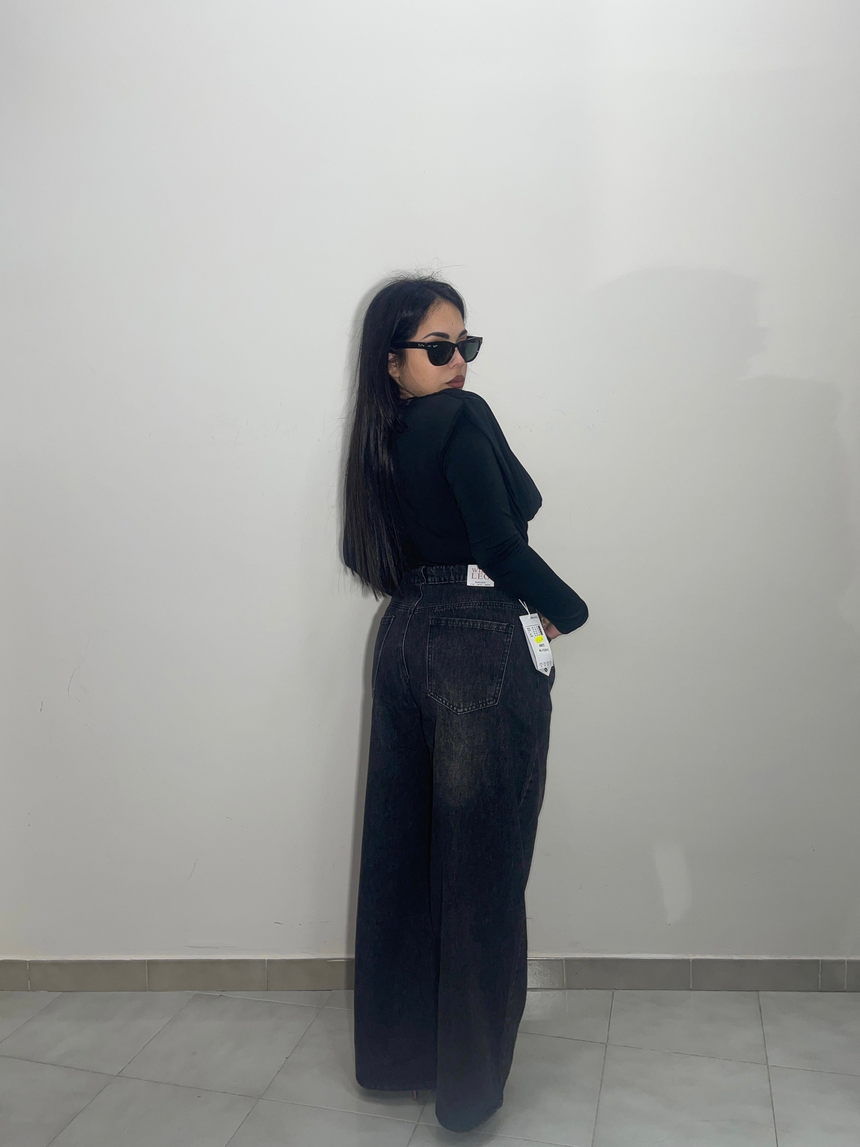 JEANS WIDE LEG - 9182