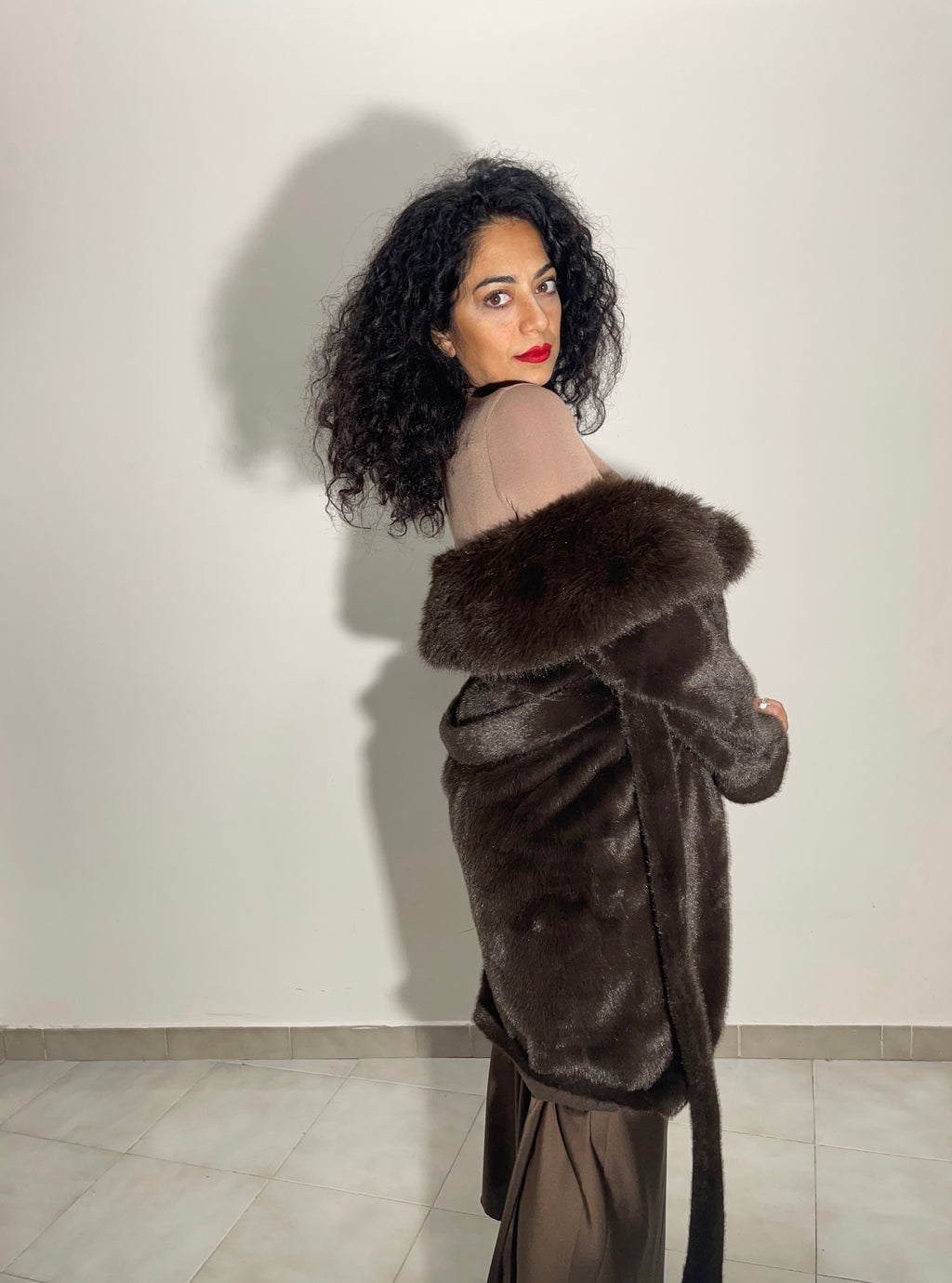 CAPPOTTO ECOPELLICCIA - 1403