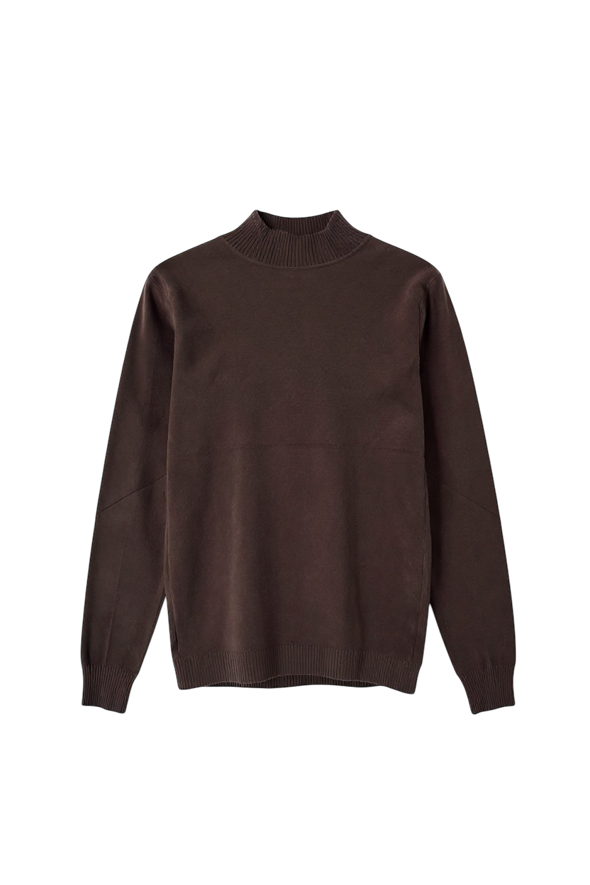 MEZZO COLLO  BASIC IN LANA RASATA - 7081