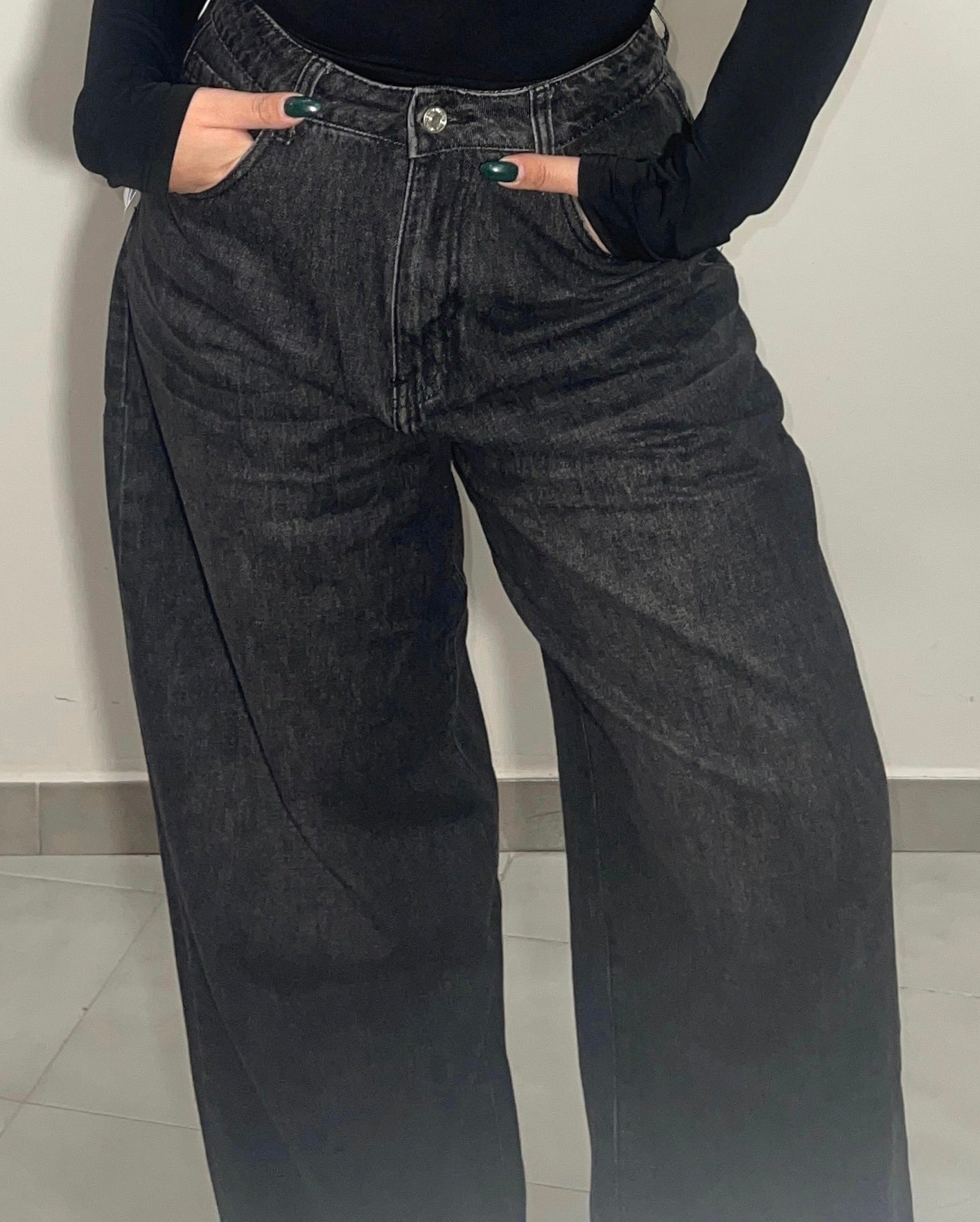 JEANS WIDE LEG - 9182