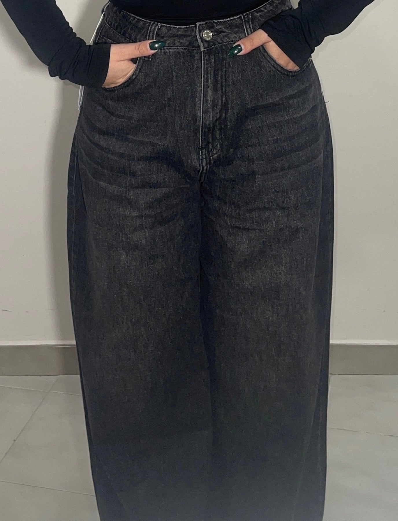 JEANS WIDE LEG - 9182