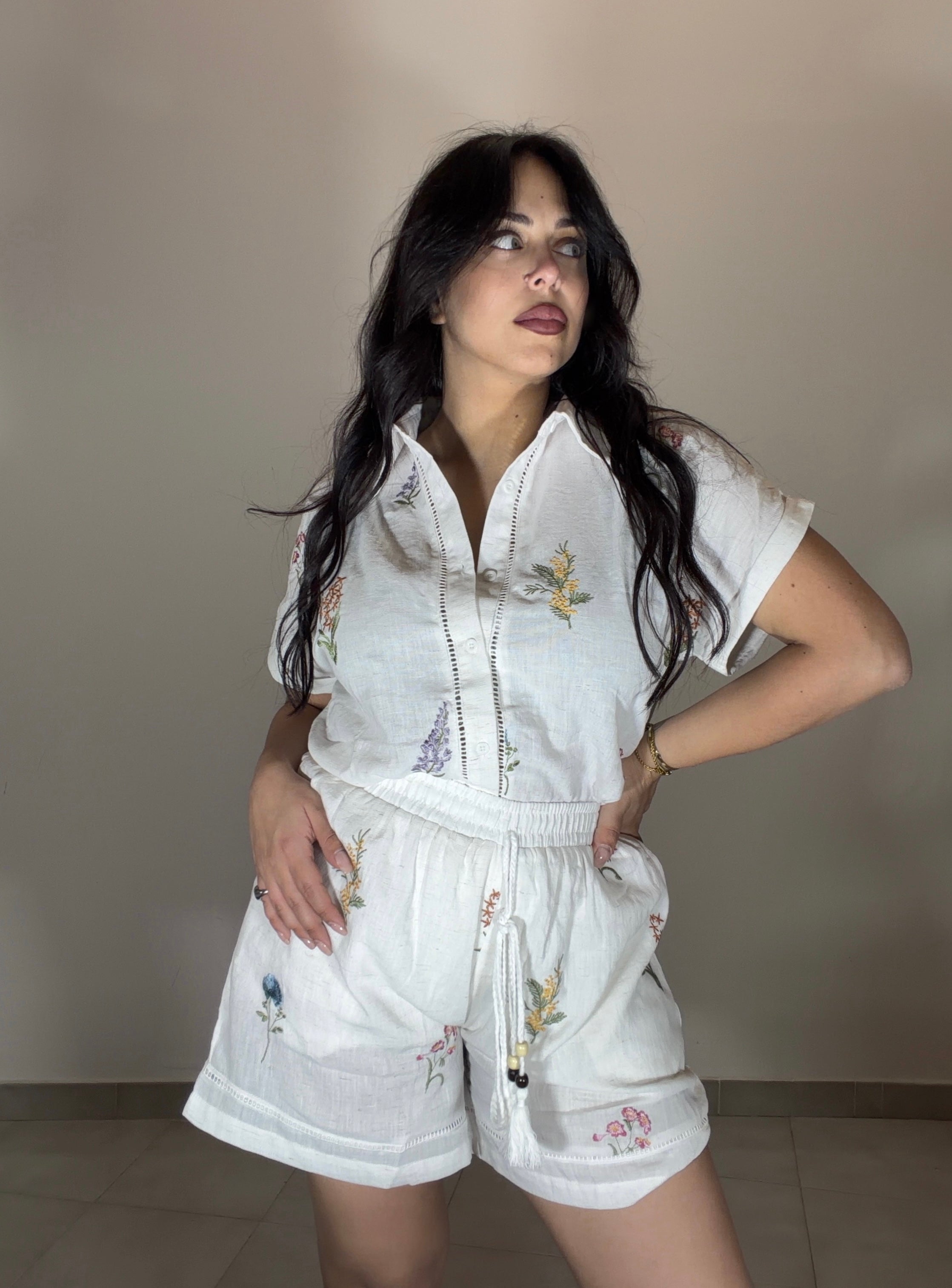 COORDINATO IN LINO - 5863