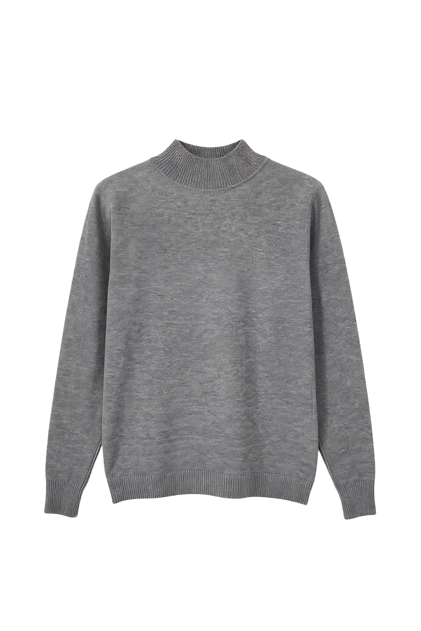 MEZZO COLLO  BASIC IN LANA RASATA - 7081