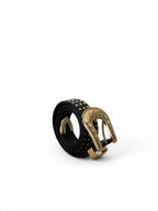 Cintura Borchie In Ecopelle