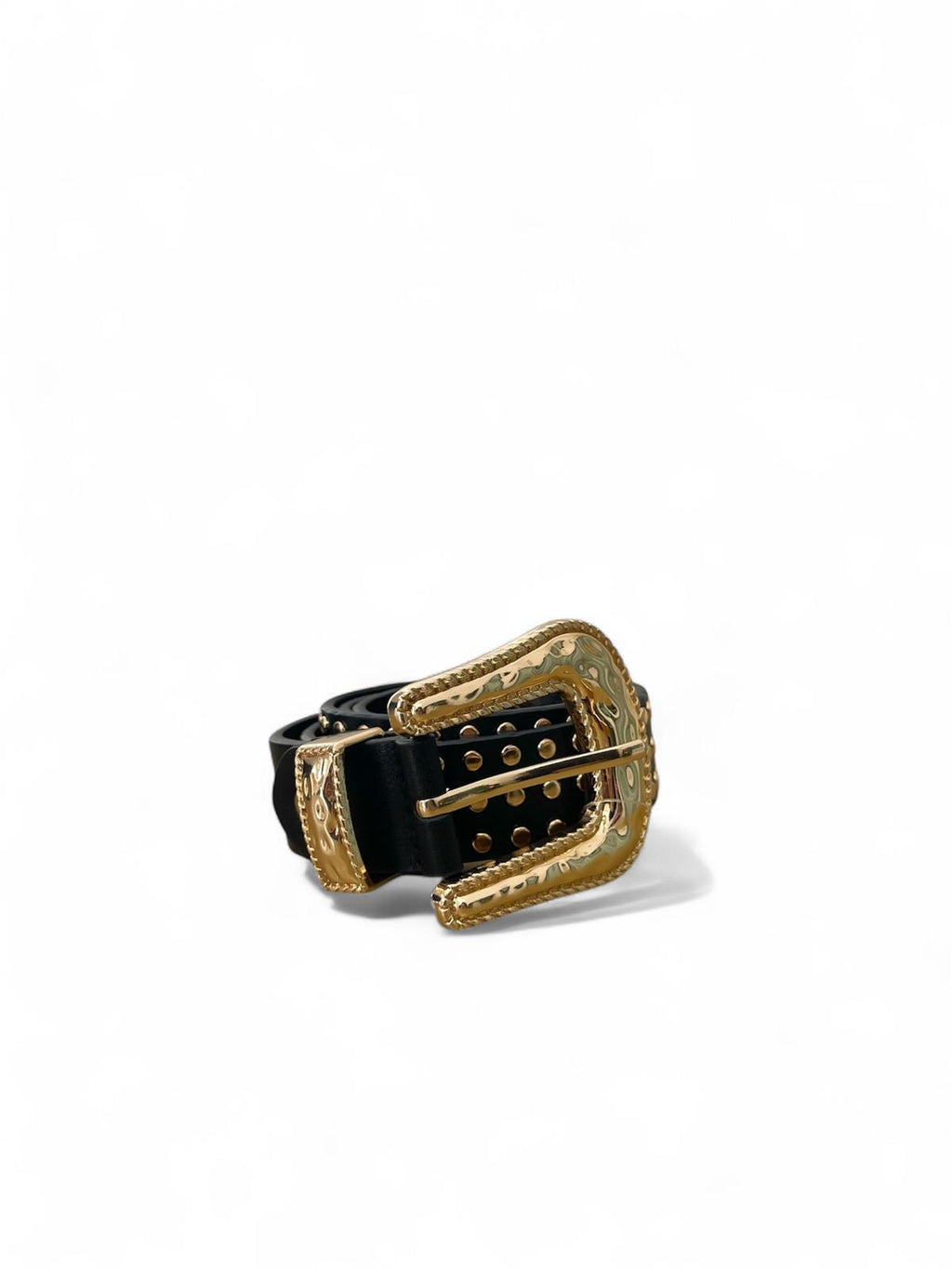 Cintura Borchie In Ecopelle