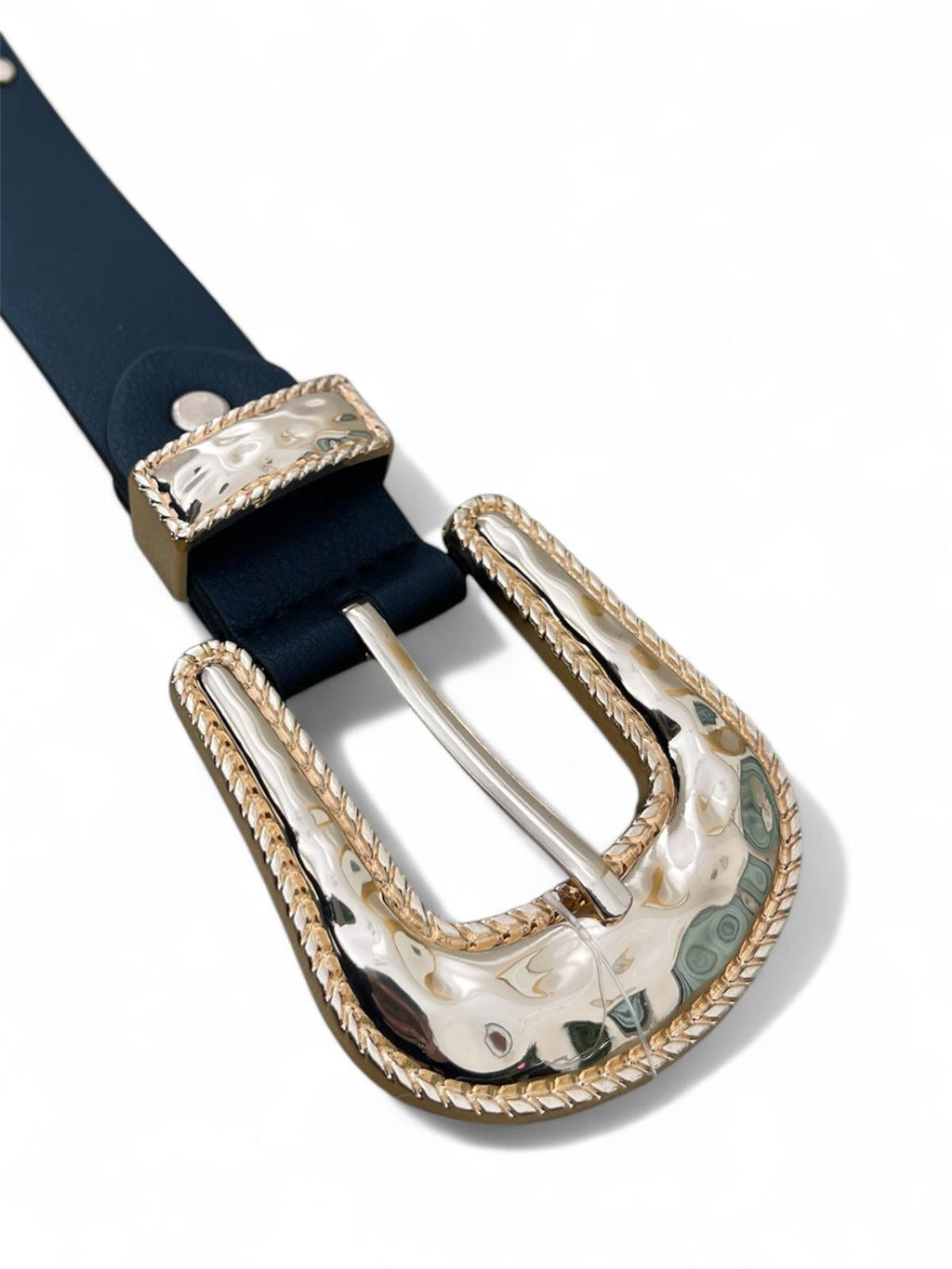 Cintura Borchie In Ecopelle