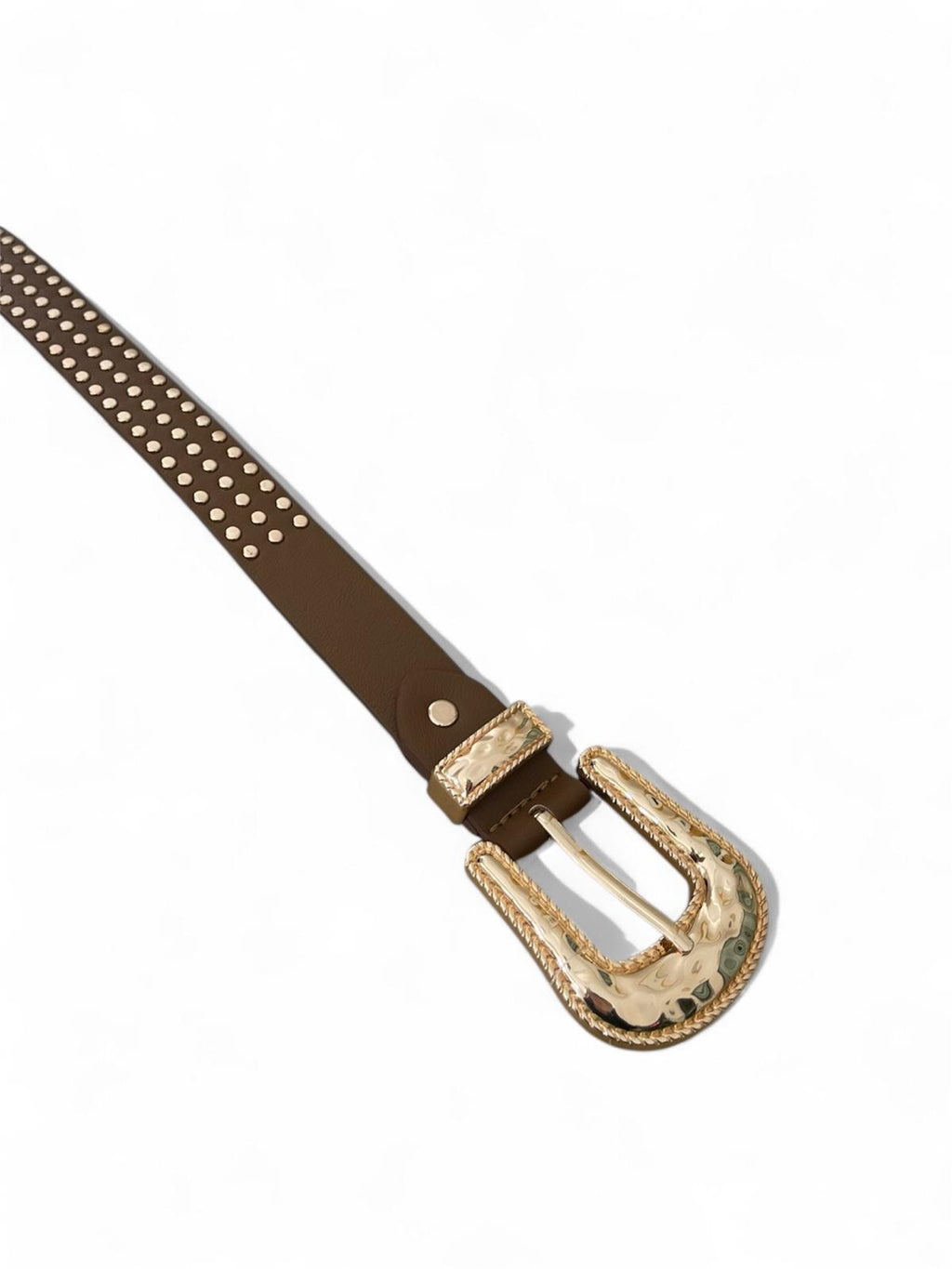 Cintura Borchie In Ecopelle