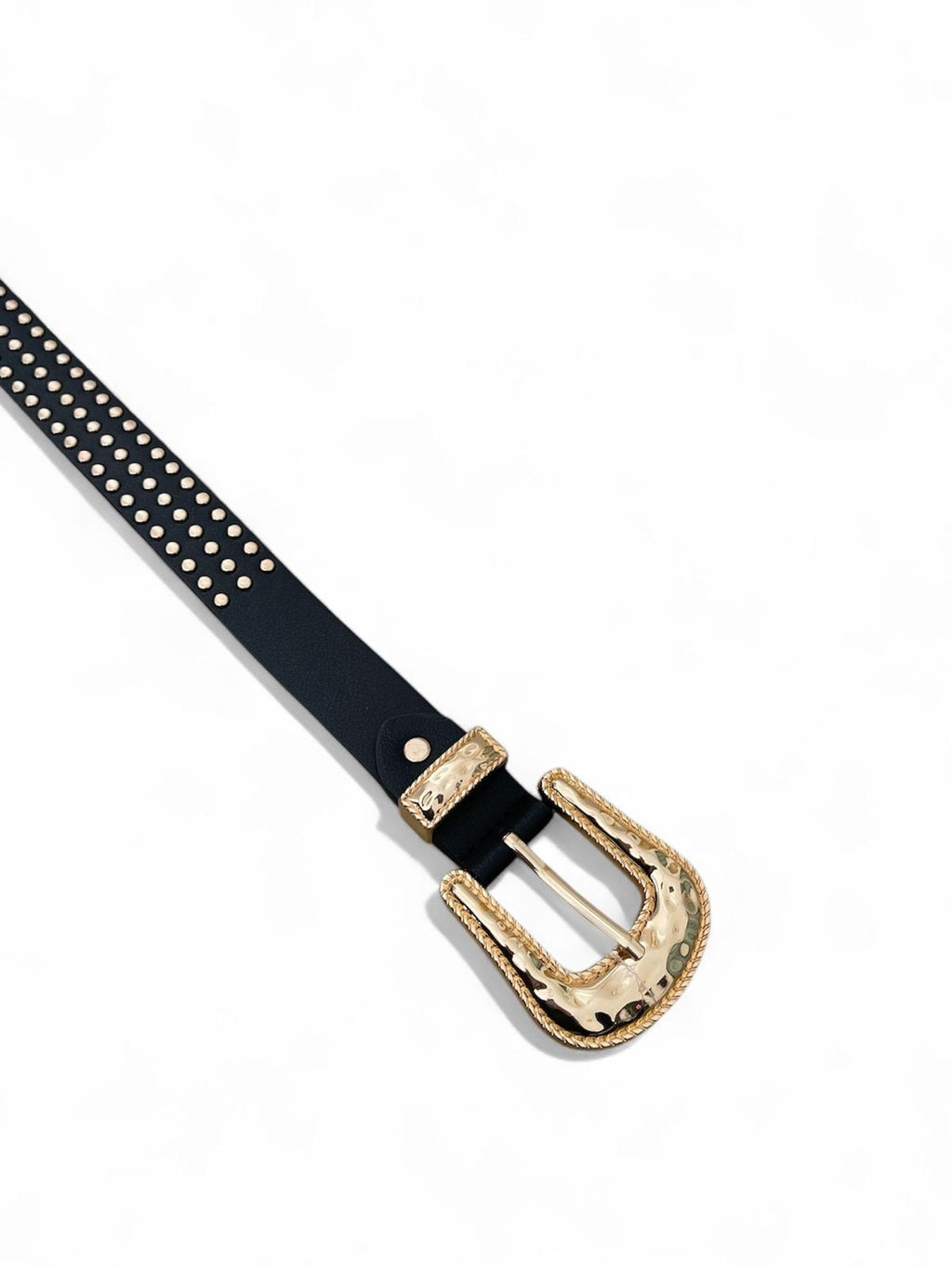 Cintura Borchie In Ecopelle